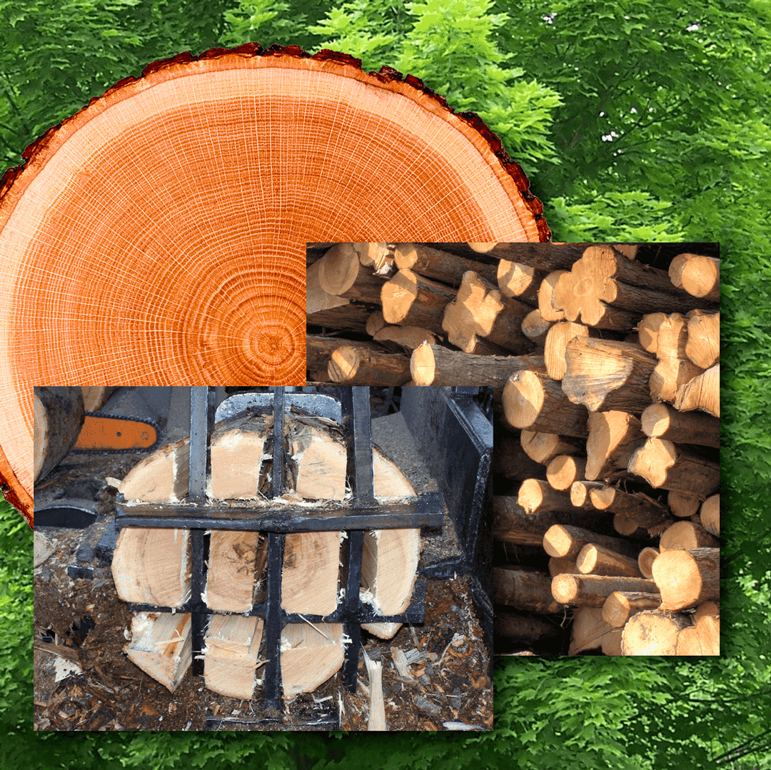 Green Loose-thrown Cord Wood