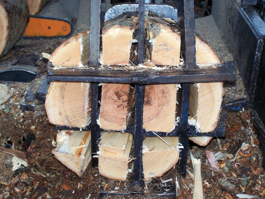 West End Firewood's Custom 12-Way Splitting Wedge.